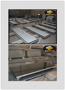 Granite Stove Hearth, Shanxi Black Granite Fireplace