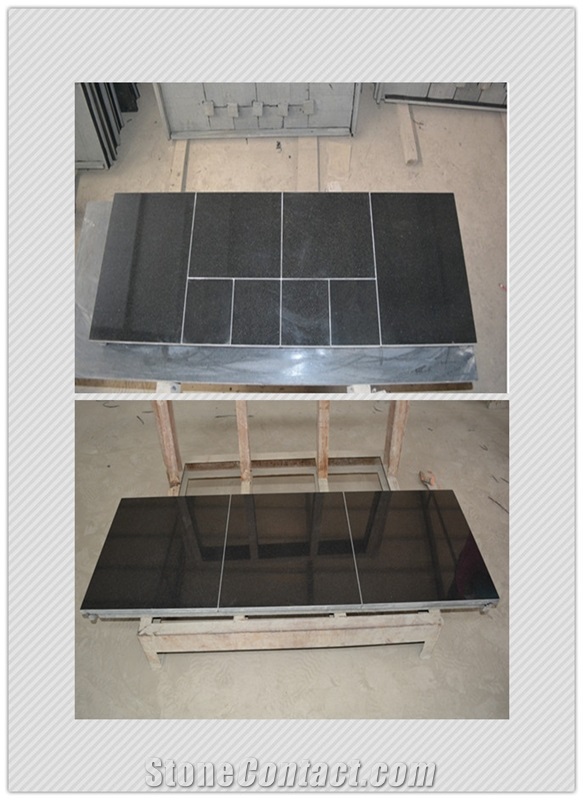 Granite Stove Hearth, Shanxi Black Granite Fireplace