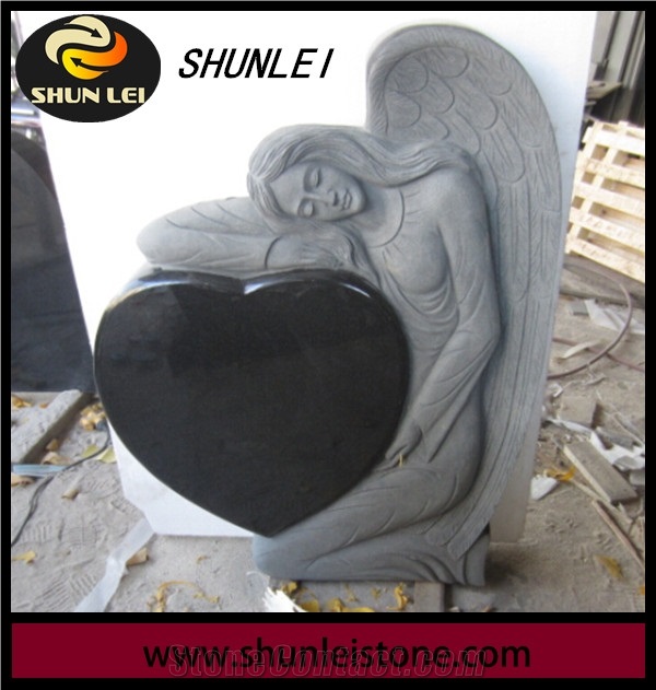 Granite Tombstone, Nero Toledo Black Granite Monument & Tombstone, Shanxi Black Granite Tombstone, Monument, Headstone