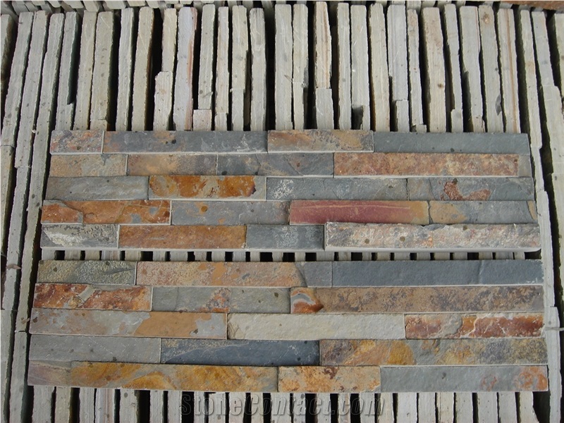 Rusty Slate Stack Wall Cladding Culture Stone