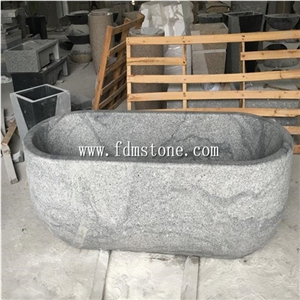 Black Basalt Solid Stone Polished Bathtub 1850x900x580 European Style Absolute Black Carved Bath Tubs
