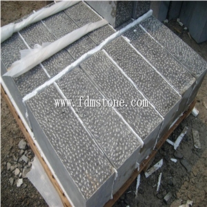 Bushhammered Grey Blue Limestone Kerbstone,Curbstone, Paver,Limestone Paverments,Block Stocks