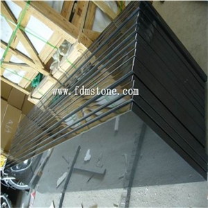 Cheap China Mongolia Black Basalt Polished Bathroom Kitchen Countertop,Vanity Top,Bar Top,Island Top,Bullnosed Desk Tops,Curved Bench Tops,Work Top