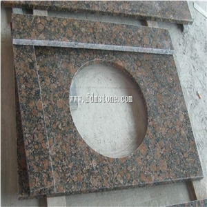China Baltic Brown Granite Polished Kitchen Countertop,Bar Top,Island Top,Bullnosed Desk Tops,Curved Bench Tops,Work Top