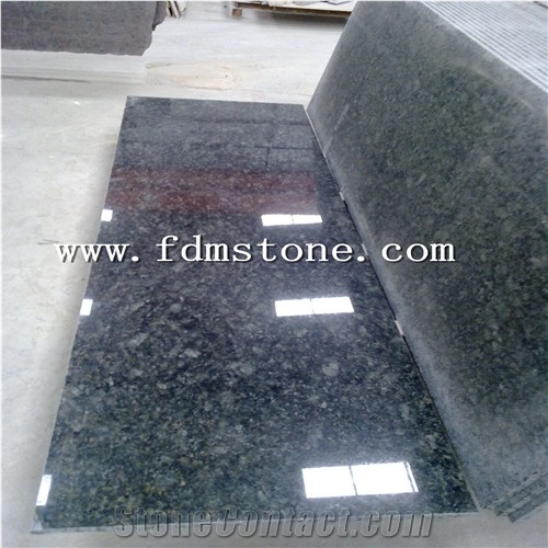 China Butterfly Green Granite Stone Polished Flamed Brushed Bullnosed Step,Stair Treads,Risers,Staircase