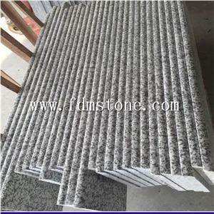 China Cheapest G603 Royal Grey Seasame White Pangdong White Maple Red Granite Polished Flamed Brushed Bullnosed Step,Stair Treads,Risers,Staircase