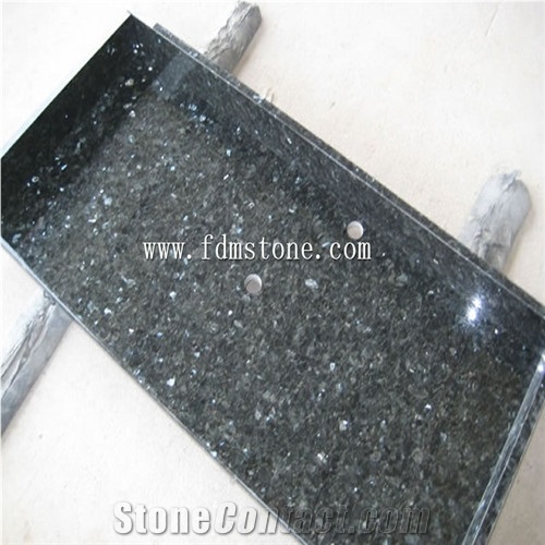 China Crystal Yellow Granite Polished Kitchen Countertop,Bar Top,Island Top,Bullnosed Desk Tops,Curved Bench Tops,Work Top