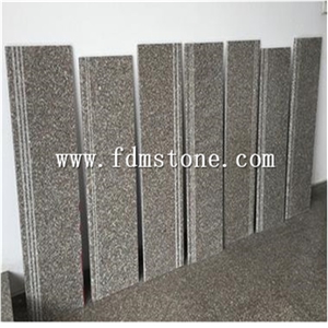 China G664luoyuan Red Granite Stone Polished Flamed Brushed Bullnosed Step,Stair Treads,Risers,Staircase