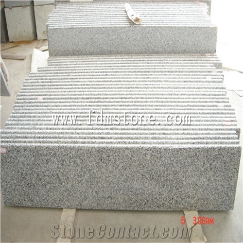 China G664luoyuan Red Granite Stone Polished Flamed Brushed Bullnosed Step,Stair Treads,Risers,Staircase