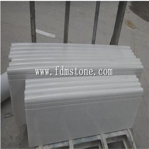 China Juparana grey Granite Stone Polished Flamed Brushed Bullnosed Step,Stair Treads,Risers,Staircase 
