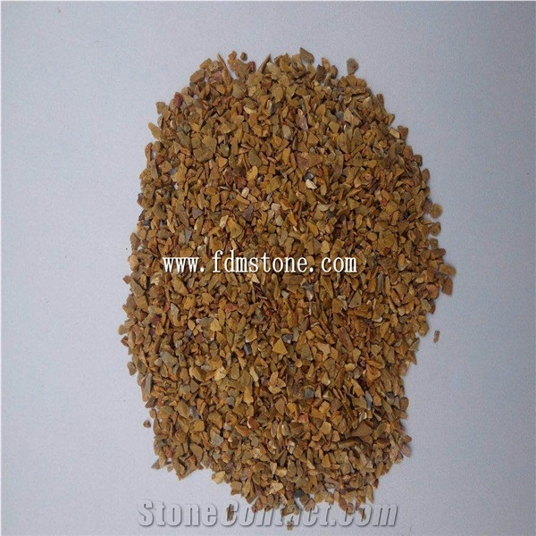 China Natural Prink Marble Machine Made Gravel Stone for Garden Landscaping