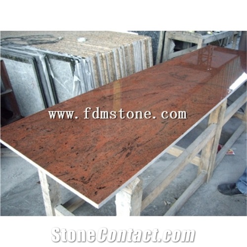 China Paradiso Purple Granite Polished Kitchen Countertop,Bar Top,Island Top,Bullnosed Desk Tops,Curved Bench Tops,Work Top