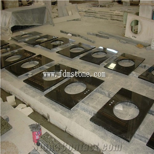 China Red Granite G562 Polished Kitchen Countertop,Bar Top,Island Top,Bullnosed Desk Tops, Bench Tops,Work Top