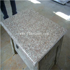 China Red Granite G664 Cherry Pink Polished Kitchen Countertop,Bar Top,Island Top,Bullnosed Desk Tops, Bench Tops,Work Top