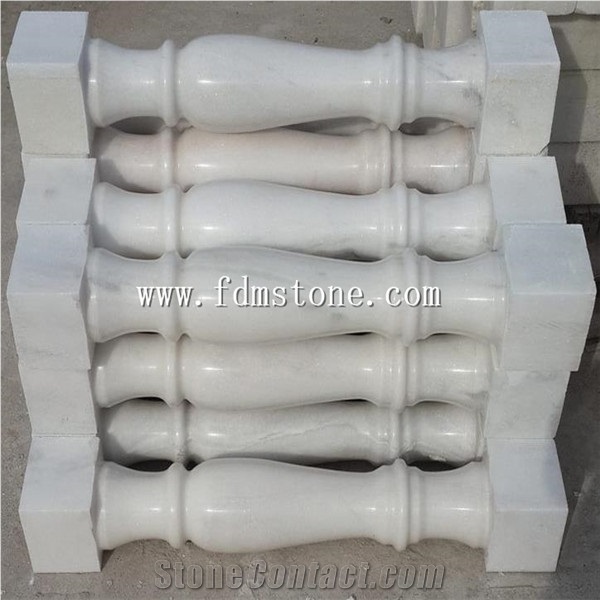 Dark Grey G654 Granite Balustrades,Barricades Stone Pillars Car Stop Buffer,Ball Stone Pillars,Stair Railings,Circular Column