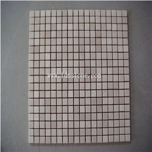 Emperador Light Marble Mosaic,Brick Marble Mosaic,Mosaic Border,Stone Mosaic