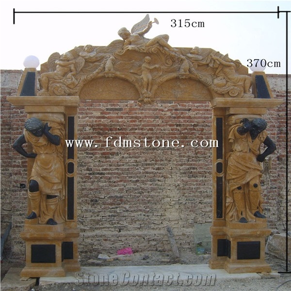 European Style Light Green Marble Stone Carved Fireplaces Surround Design, Ireland Fireplace Accessories,Indoor Wall Mounted Fireplaces Mantels