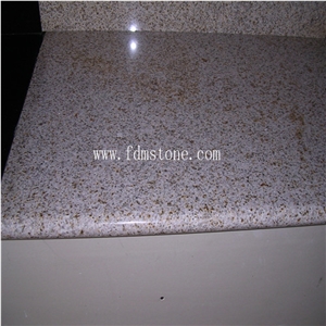 Fujian Yellow Granite G682 Zhangpu Rusty Polished Countertop