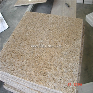 G682 Summer Yellow Beige Granite Rusty Yellow Granite Tile/Desert Gold Granite Tile for Flooring & Wall Covering/Gold Leaf China Granite Panel Interior and Exterior Decoration