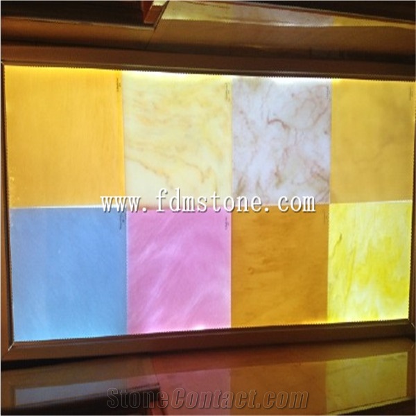 Green Agate Semiprecious Stone Slab Walling Tiles