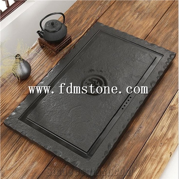 Green Onyx Tea Tray, Stone Tea Set, Teaboard,Stone Artworks, Artifacts, Handcraft