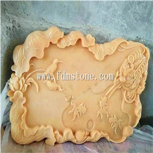 Green Onyx Tea Tray, Stone Tea Set, Teaboard,Stone Artworks, Artifacts, Handcraft