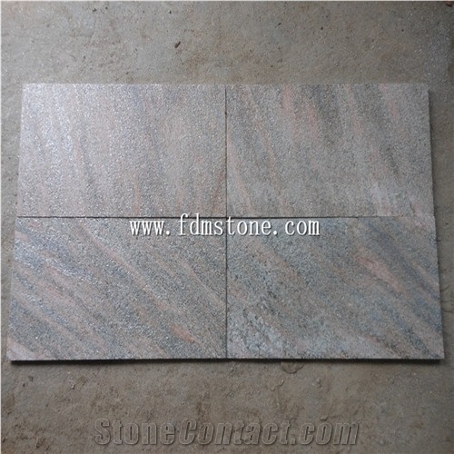 Grey Quartzite Flamed Pavers,Pool Tiles,Garden Stone Wall Cladding600x300 for Sales，China Flamed Wall&Floor Tiles