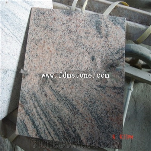 India Juparana Columbo Granite Polished Granite Floor Covering Tiles, Walling Tiles,Slab and Countertop