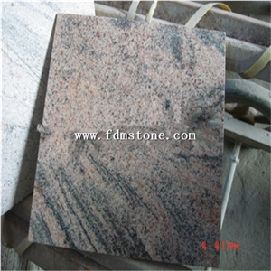 India Juparana Columbo Granite Polished Granite Floor Covering Tiles, Walling Tiles,Slab and Countertop