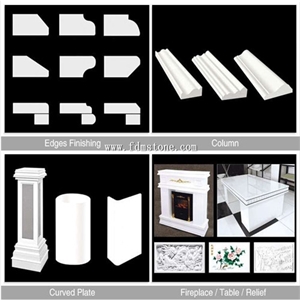 Nano Crystallized Glass Stone Steps for Sale，Crytal White Glass,Millenstone,Glass Panel,Artificial Marble