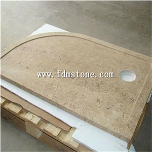 Natural Stone Shanxi Black Polished Granite Rectangle Shower Base Shower Tray ,Solid Surface Bathroom Shower Bases
