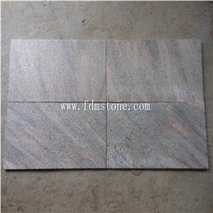 Pink Quartzite Flamed Pavers,Pool Tiles,Wall Cladding 600x300 for Sales，China Flamed Wall&Floor Tiles