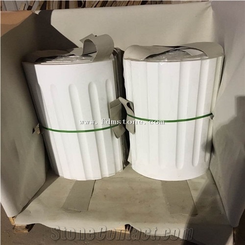 Pure White Nano Crystallized Glass Stone Vanity Top / Microlite Glass Stone Bathroom Top /Nano Glass Bath Top /China Manmade & Artificial Stone Vanity Top