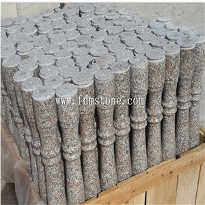 Red Granite G562 Maple Red Granite Column,Balustrades,Polished Pillars,Railings