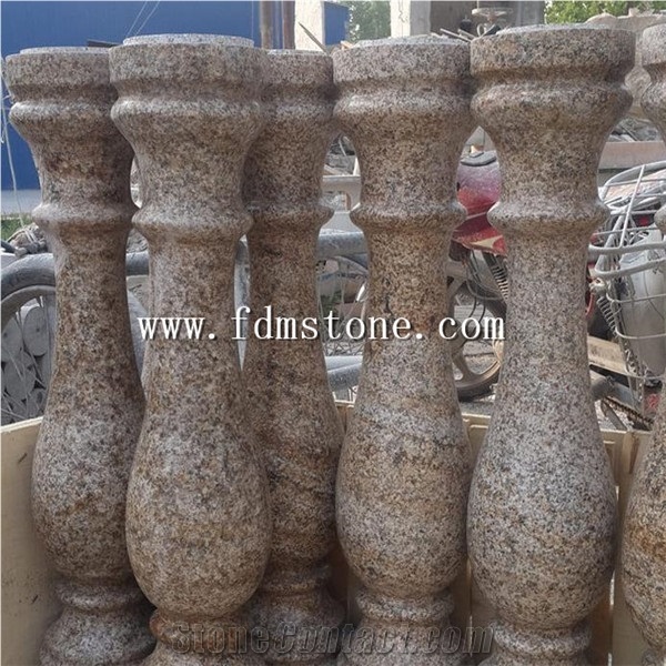 Red Granite G562 Maple Red Granite Column,Balustrades,Polished Pillars,Railings