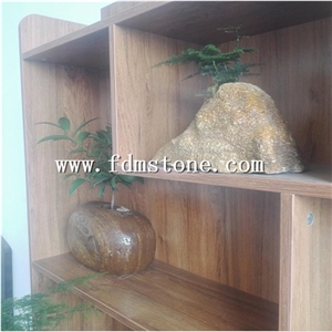 River Stone Shape Indoor/Desktop Succulent Plants Flower Pot,Meaty Plant Flowers Boxes