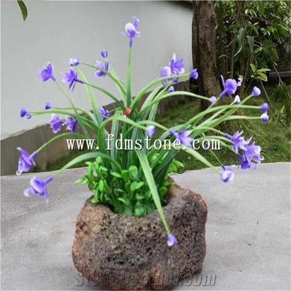 Succulent Planters Indoor Vase Container Airplant Flower Triangle Cube Square Rectangle Miniature Garden Lava Stone Pots