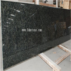 Verde Ubatuba Granite Polished Kitchen Countertop,Bar Top,Island Top,Bullnosed Desk Tops,Curved Bench Tops,Work Top