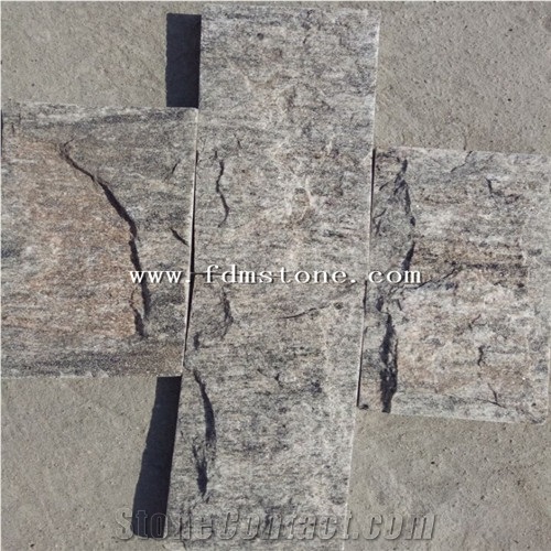 Wooden Quartzite Mushroom Feature Walls for Pillars,Fireplace Surround,Mushroom Wall Cladding,Decor Stone Products