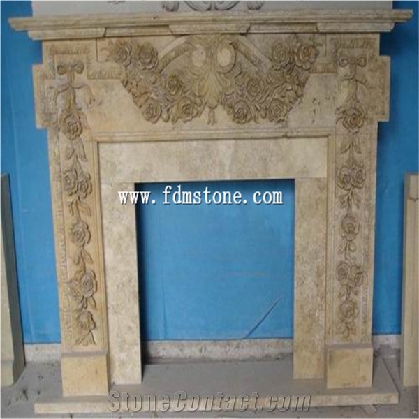 Yellow Firelpace and Marble Fireplaces Mantels,Egypt Fireplaces