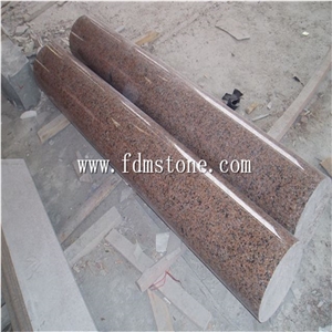 Yellow Granite G682 Columns Molds, Stone Columns, Decorative Exterior Column