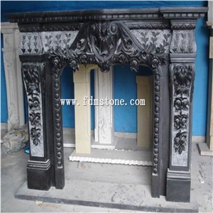 Yellow Marble Firelpace and Marble Fireplaces Mantels, Egypt Fireplaces