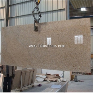 Yellow Rusty Granite Bushhammered Paving Stone, Earthen Gold Stone,Paver Stone G682 Walling,Flooring