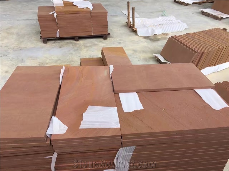 Fargo Rainbow Sandstone Honed Surface, Chinese Rainbow Sandstone Floor Tiles, Wall Coverings
