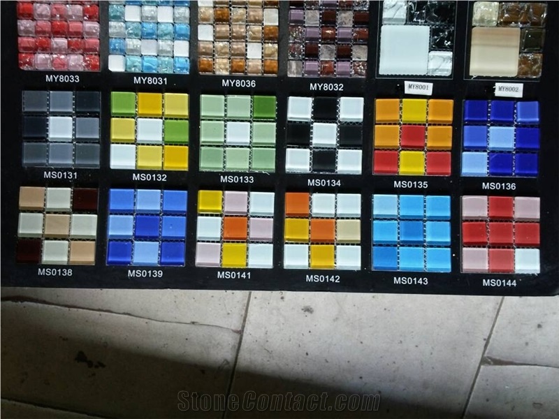 Xiamen Fargo Stone Supply Glass Mosaic for Swimming Pool, Floor/Wall Glass Mosaic in Good Price, Polished Glass Mosaic