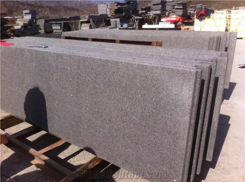 Black,Charcoal Black,China Nero Impala,Dark Barry Grey,Nero Impala China,G3554, Dark Grey Granite,Flamed Tiles and Slabs for Wall/Floor