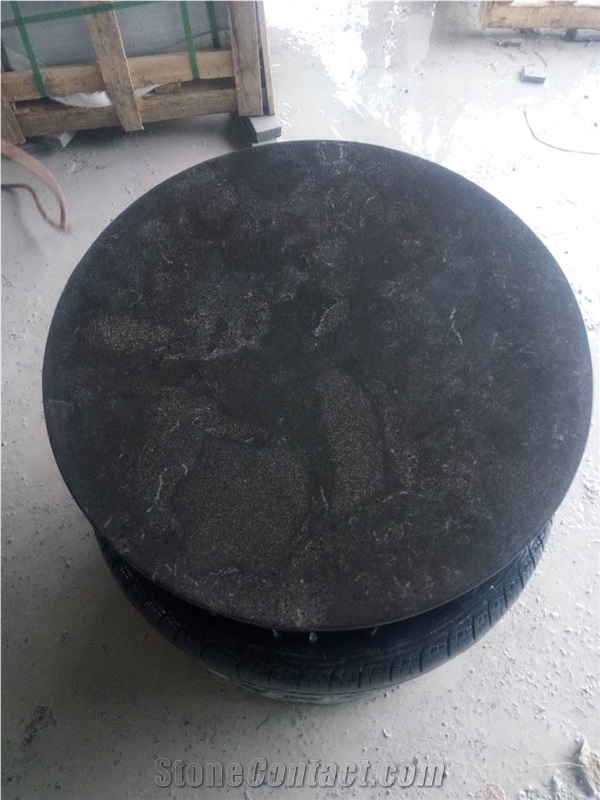China Blue Limestone Coffe Tables Round Tables Dinner Tables