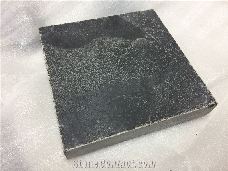 China Blue Limestone Tumbled Tiles Pavers