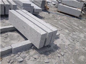 G341 Silver Grey Cheapest Price Own Factory Kerbstones Palisades Bush Hammered Shandong