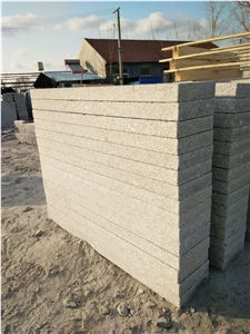 G341 Silver Grey Kerbstones 5x20x100cm Bush Hammered